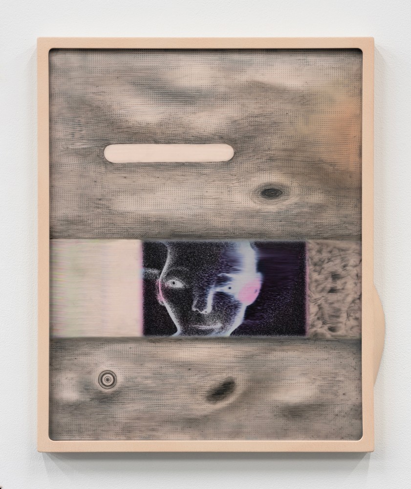 Tishan Hsu

Gray-Zone 8

2023

Mixed media on Dura-Lar film, powder coated steel, and acrylic sheet artist frame

27 x 22.75 inches

68.6 x 57.8 cm

(FP 24/020)