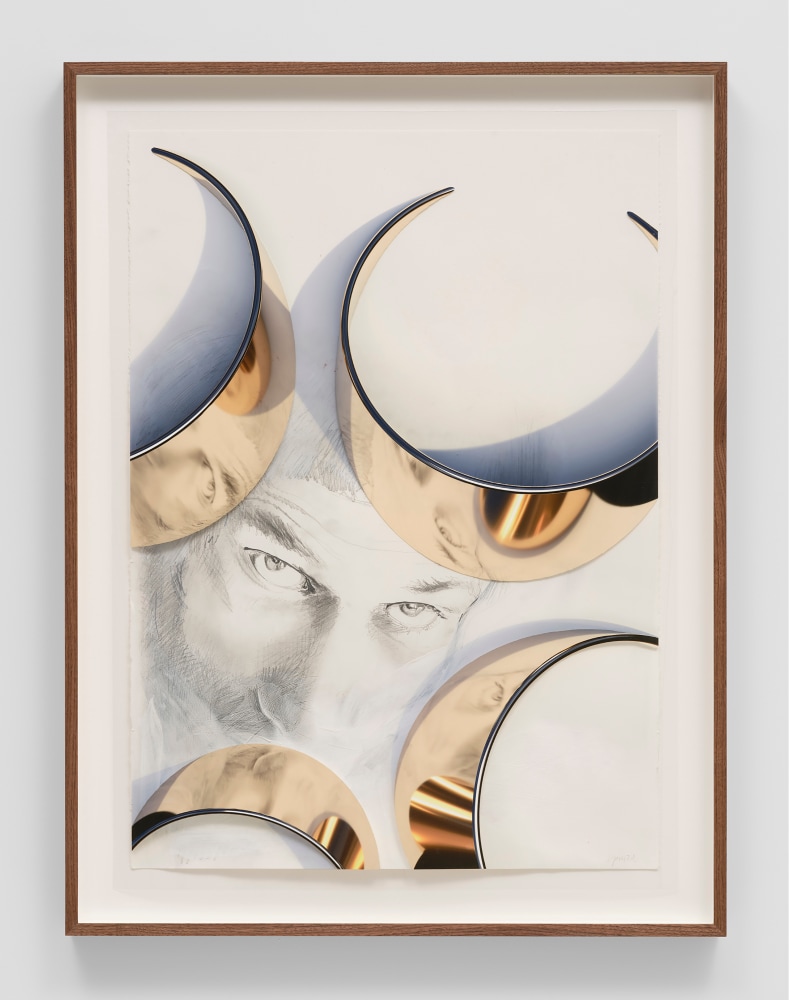 Seth Price

Thug Study

2023

Acrylic, pencil, and gouache on paper with inkjet print on mylar overlay

42 3/4 x 32 3/8 x 2 3/4 inches

108.5 x 82.2 x 6.9 cm