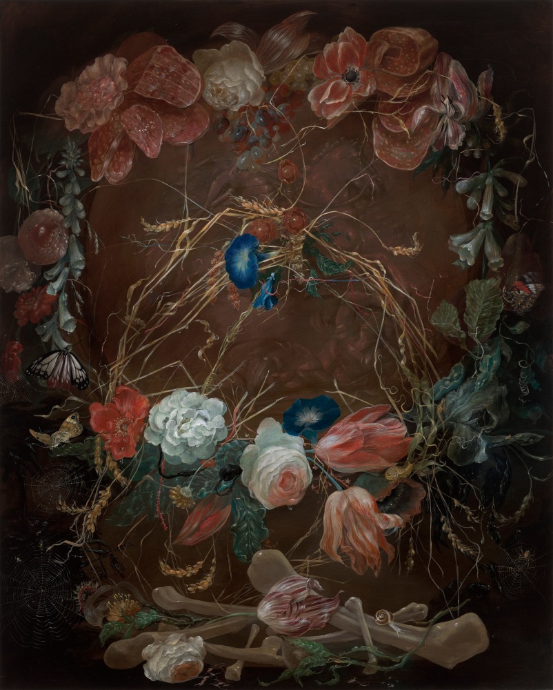 Nicole&amp;nbsp;Duennebier

Vanitas with Weedy Arch, 2021

acrylic on panel

30h x 24w in

76.20h x 60.96w cm