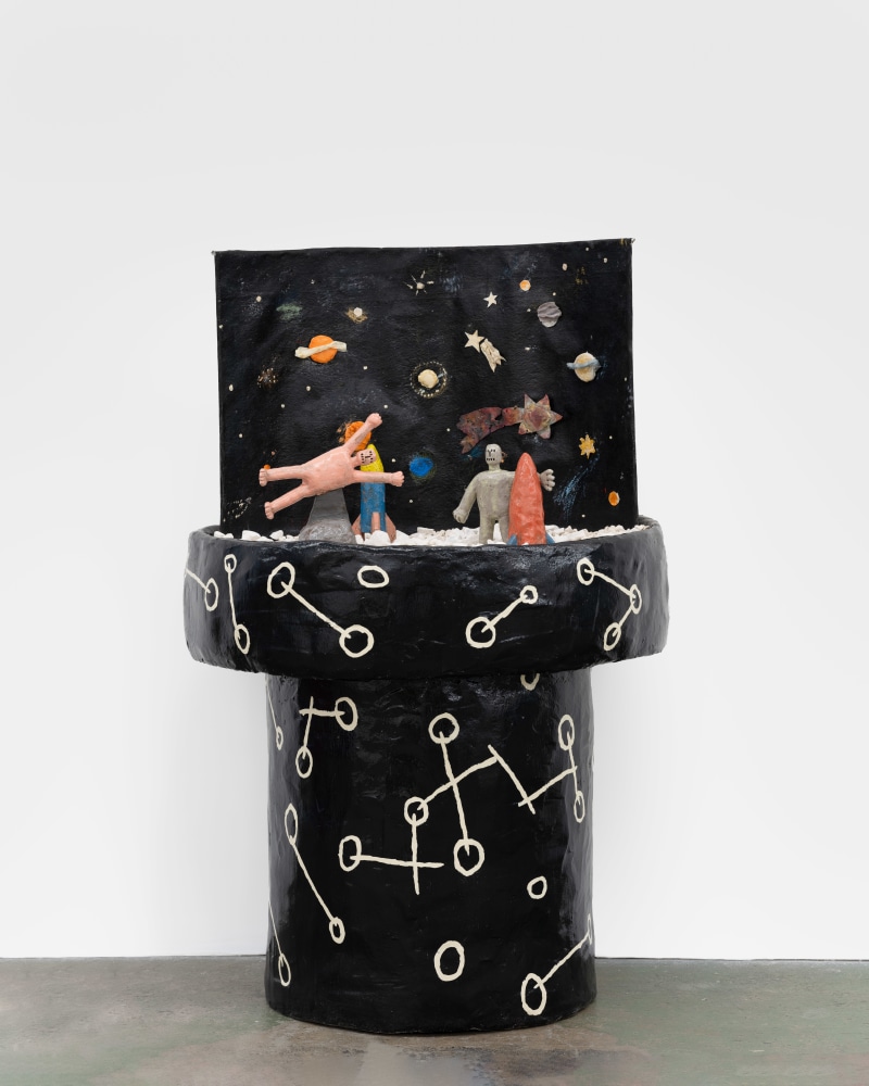 Stanley Edmondson

Untitled (Gigantor in Space), 2024

painted cement, glazed ceramic, canvas, wool, oil paint, cotton

38 x 37 x 31 in
96 x 94 x 78 cm