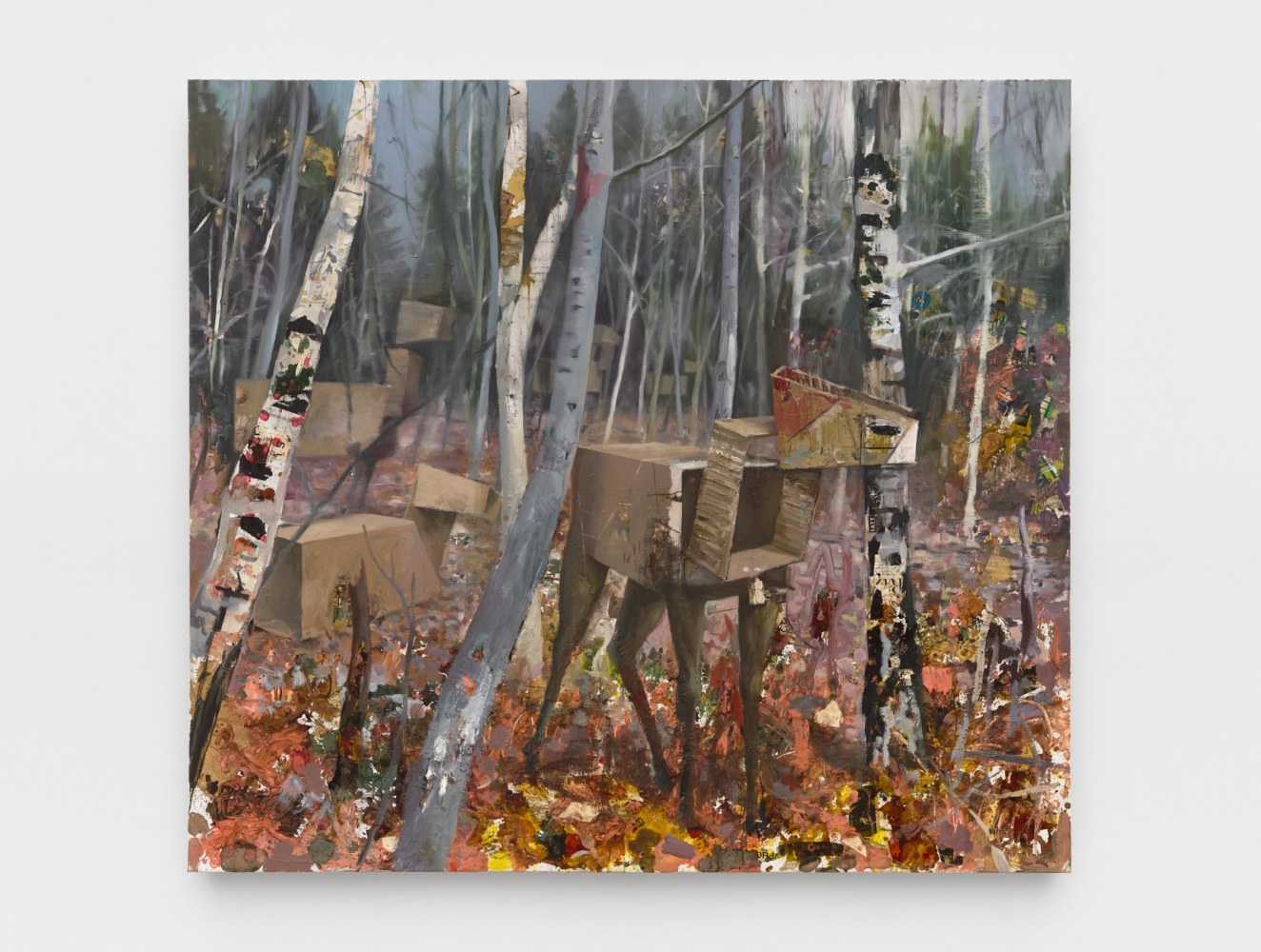 Daniel&amp;nbsp;Pit&amp;iacute;n

Deers, 2023

mixed media on canvas

180h x 200w cm

70.87h x 78.74w in