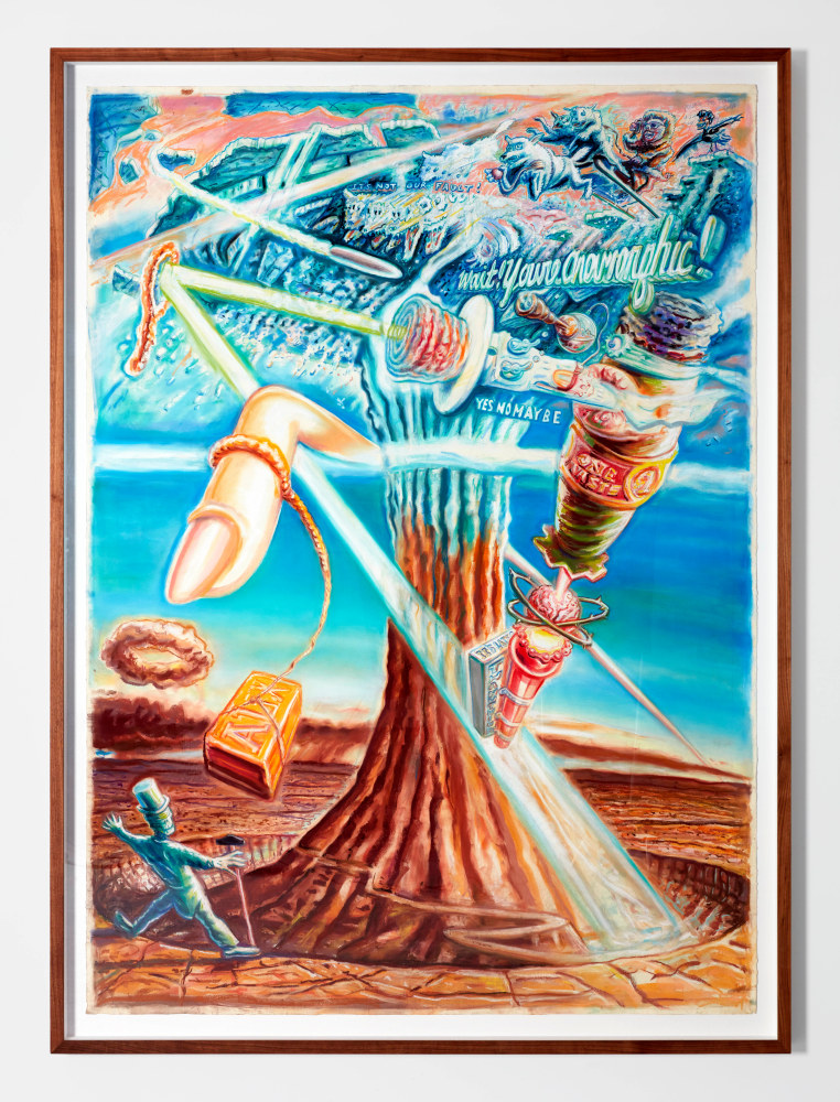 Robert Yarber

Mountain of Madness, 2013

colored pencil, pastel, ink on paper

80.0h x 60.0w in
203.0h x 152.0w cm