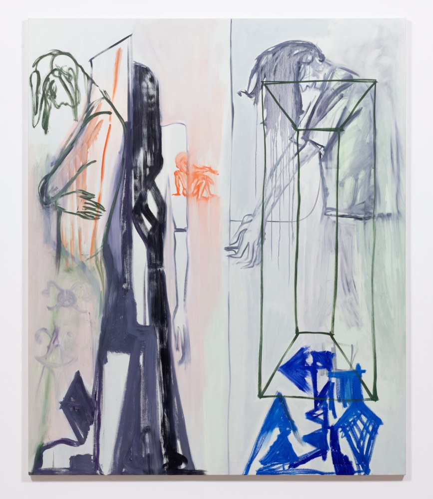 Stefania&amp;nbsp;Batoeva
Untitled, 2021
oil on canvas
90.5 x 74.8 in
230 x 190 cm