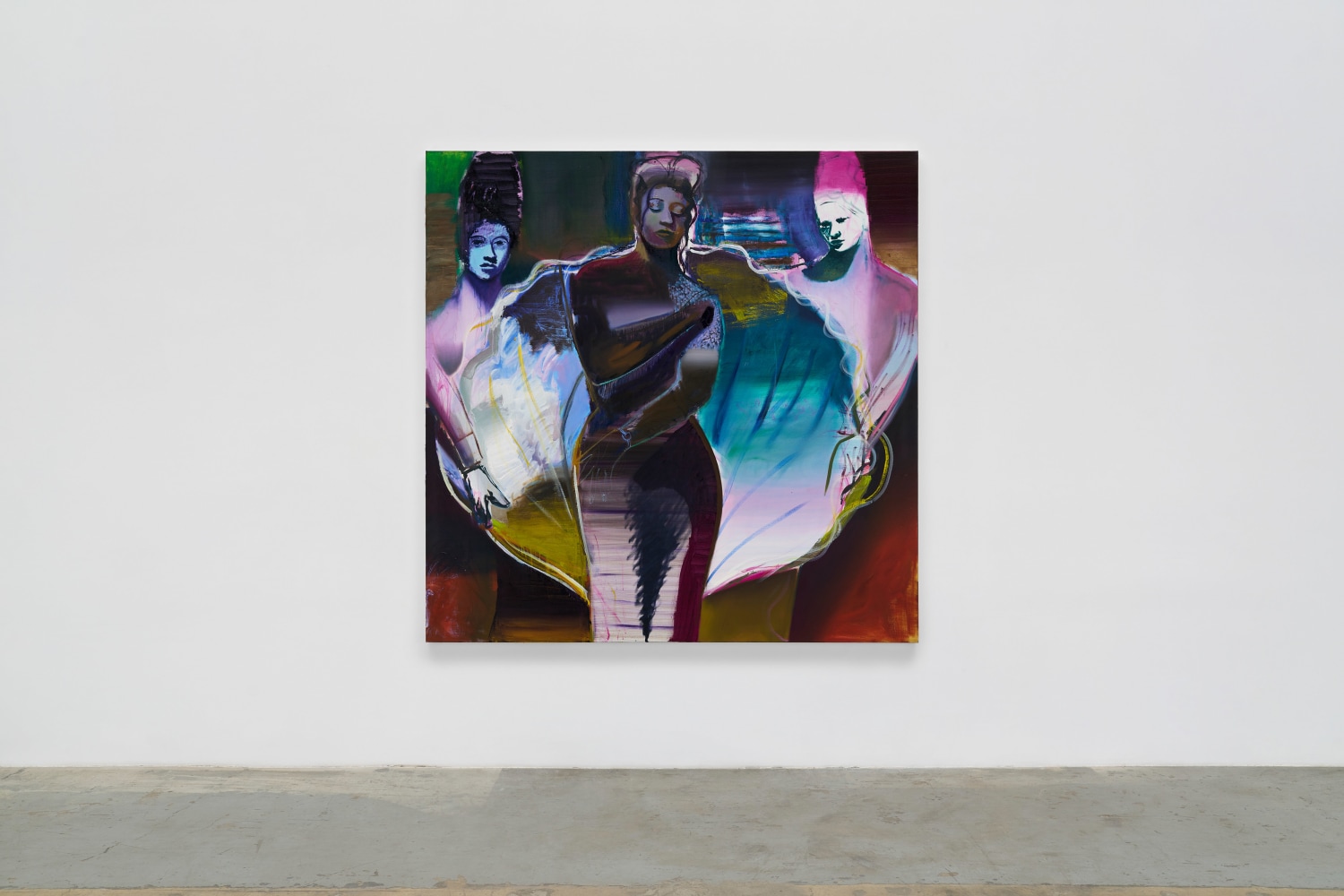 Katherina&amp;nbsp;Olschbaur
The Gift, 2021
oil on canvas
78.75 x 78.75 in
200 x 200 cm