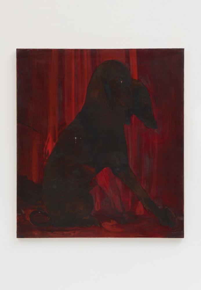 Rae Klein

Double Dog and Red Curtain, 2022

oil on linen

44h x 50w in

111.76h x 127w cm