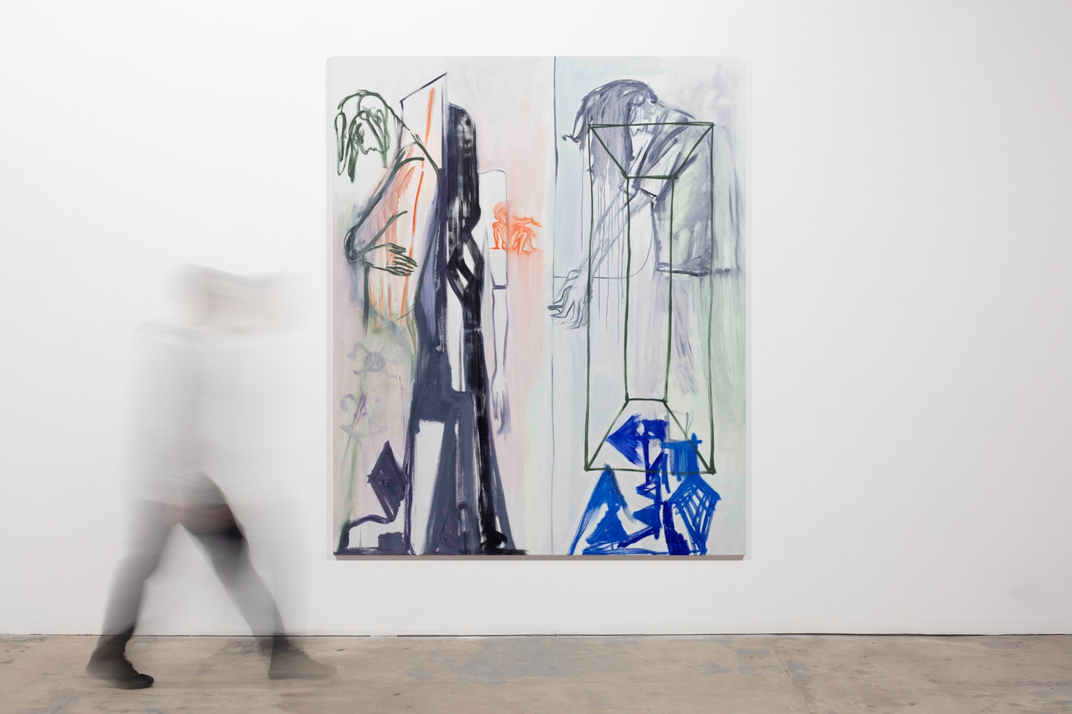 Stefania&amp;nbsp;Batoeva
Untitled, 2021
oil on canvas
90.5 x 74.8 in
230 x 190 x 3.6 cm