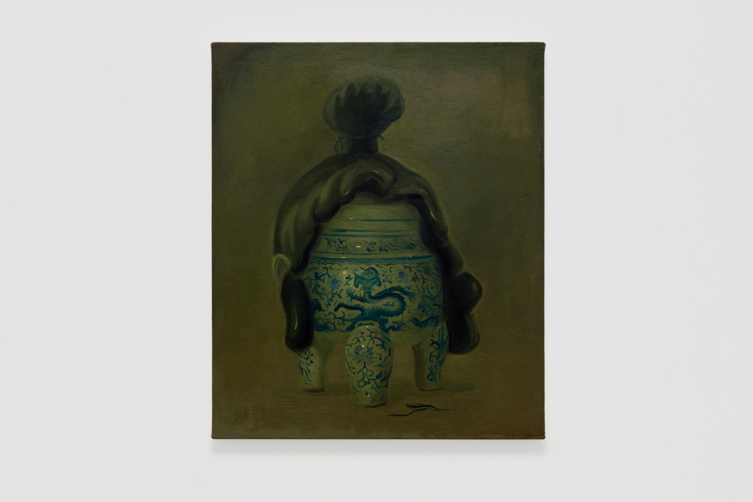 Dominique Fung
Three Legged Vessel, 2020
oil on canvas
24&amp;nbsp;x 20&amp;nbsp;in
​61&amp;nbsp;x 50.8&amp;nbsp;cm