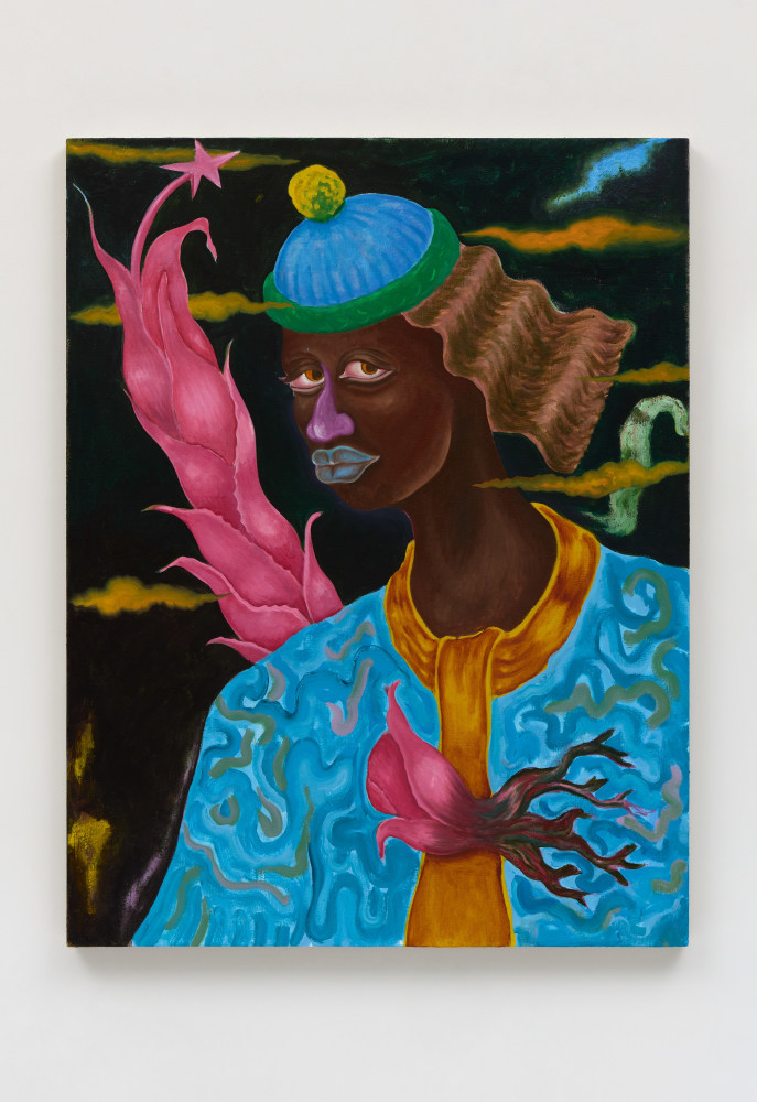 Simphiwe Ndzube

Untitled Portrait (Heart), 2022

Oil on canvas

51.18h x 39.37w x 1.77d in

130h x 100w x 4.50d cm