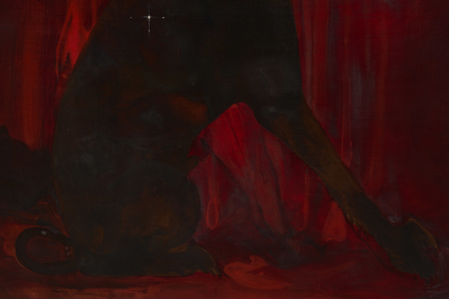 Rae Klein

Double Dog and Red Curtain, 2022

(detail view)