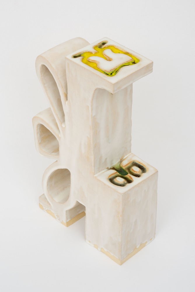 Cross Lypka Ibota, 2023 Glazed ceramic 25 x 10 1/2 x 5 1/2 inches 63.5 x 26.7 x 14 cm