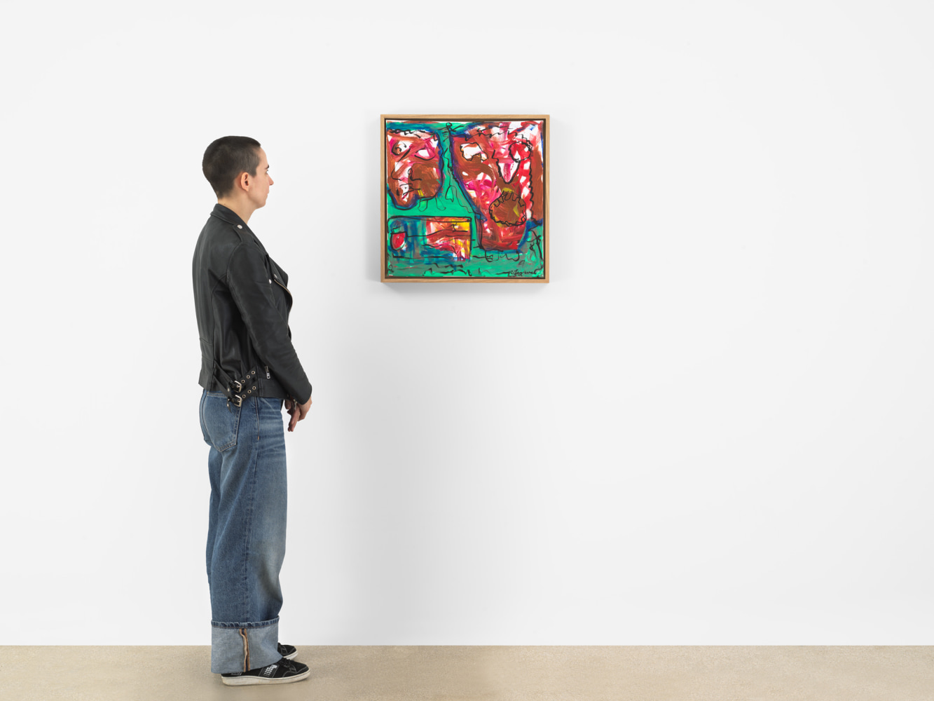 Claude Lawrence Untitled, 2019 Acrylic on canvas Framed Dimensions: 21 1/2 x 21 1/2 inches 54.6 x 54.6 cm