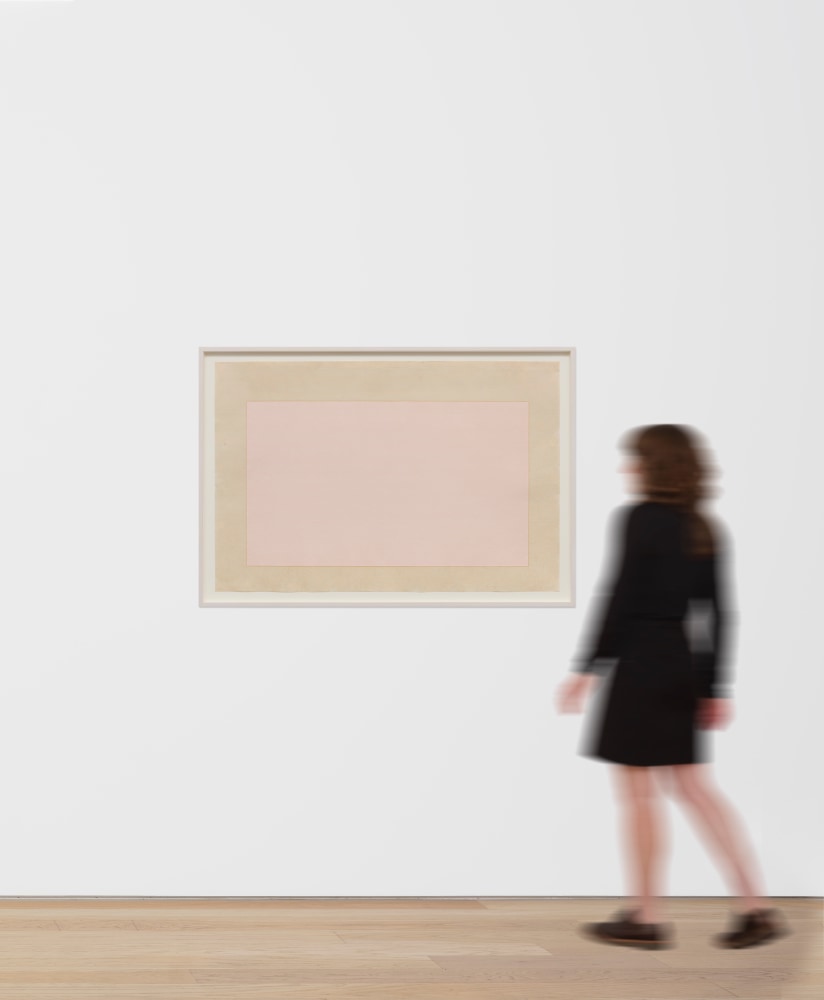 Marsha Cottrell Untitled (Pink), 2025 Archival pigment-based ink on digital ground on paper, unique Framed Dimensions: 36 1/8 x 52 1/2 x 1 3/4 inches 91.8 x 133.2 x 4.4 cm Paper Dimensions: 32 3/8 x 48 5/8 inches 82.1 x 123.5 cm