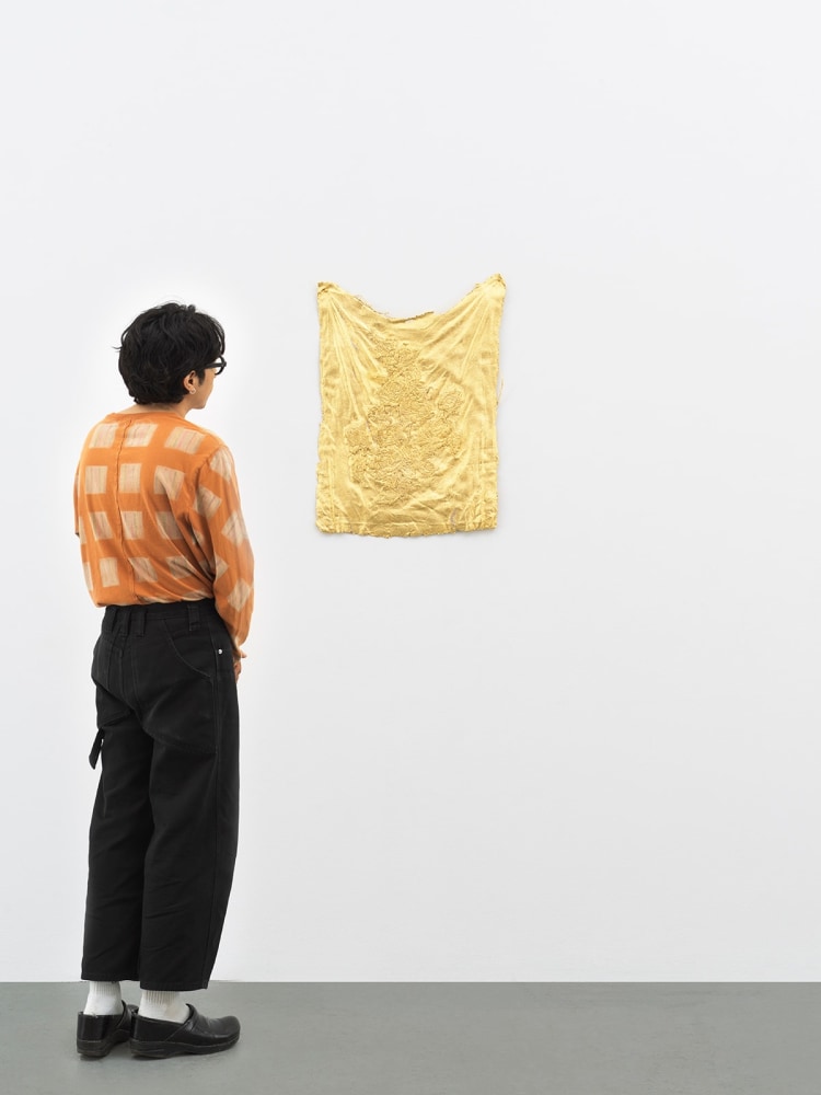 Jessie Henson Monument (rose), 2024 Unique Bronze with 22k and 23.75K gold leaf 27 3/4 x 19 1/2 x 1 1/4 inches 70.5 x 49.5 x 3.2 cm