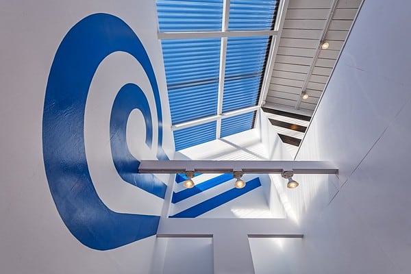 Barbara Stauffacher Solomon Supergraphics at Moonraker Recreational Center, Sea Ranch, 1965