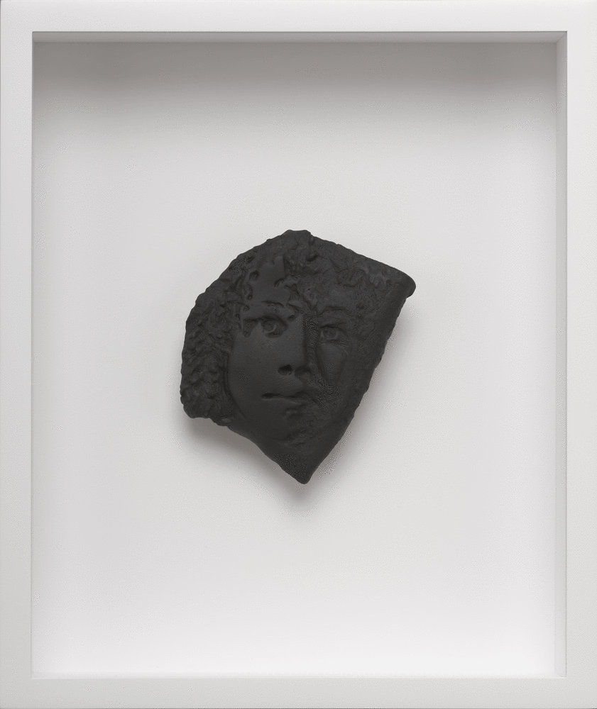 Erica Deeman

Untitled 11 (Self Portrait), 2020

Cassius Obsidian clay, unique in a series

Framed Dimensions:

10 1/2 x 8 3/4 x 2 3/4 inches

26.7 x 22.2 x 7 cm

Edition&amp;nbsp;of 3

$6,500.