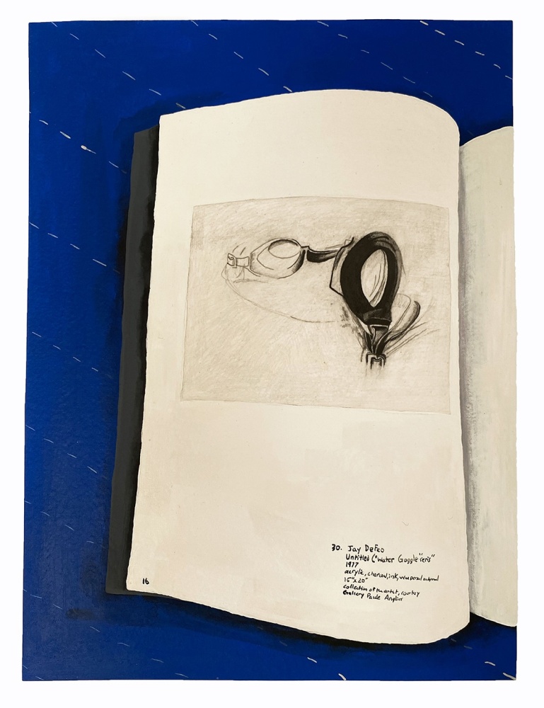 Libby Black Jay DeFeo, 2022 Paper, paint and pencil 13 x 10 inches 33 x 25.4 cm