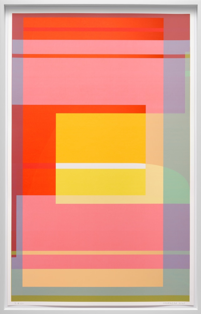 Kate Shepherd
Mother of Thousands #64, 2025
Screen print on coventry rag paper, unique
Framed Dimensions:
41 3/4 x 26 3/4 x 1 3/4 inches
106 x 67.9 x 4.4 cm
Paper Dimensions:
40 x 25 inches
101.6 x 63.5 cm