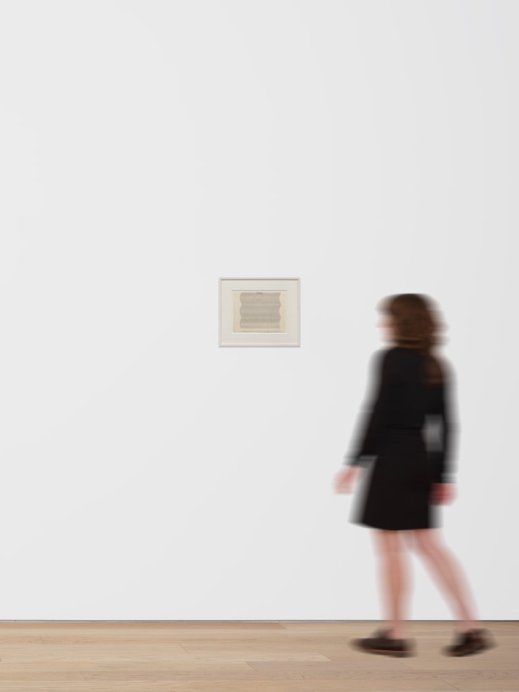 Marsha Cottrell Untitled (Wavy), 2021 Laser toner on paper, unique Framed Dimensions: 14 3/8 x 16 7/8 x 1 3/8 inches 36.5 x 42.9 x 3.5 cm Paper Dimensions: 8 1/2 x 11 inches 21.6 x 27.9 cm