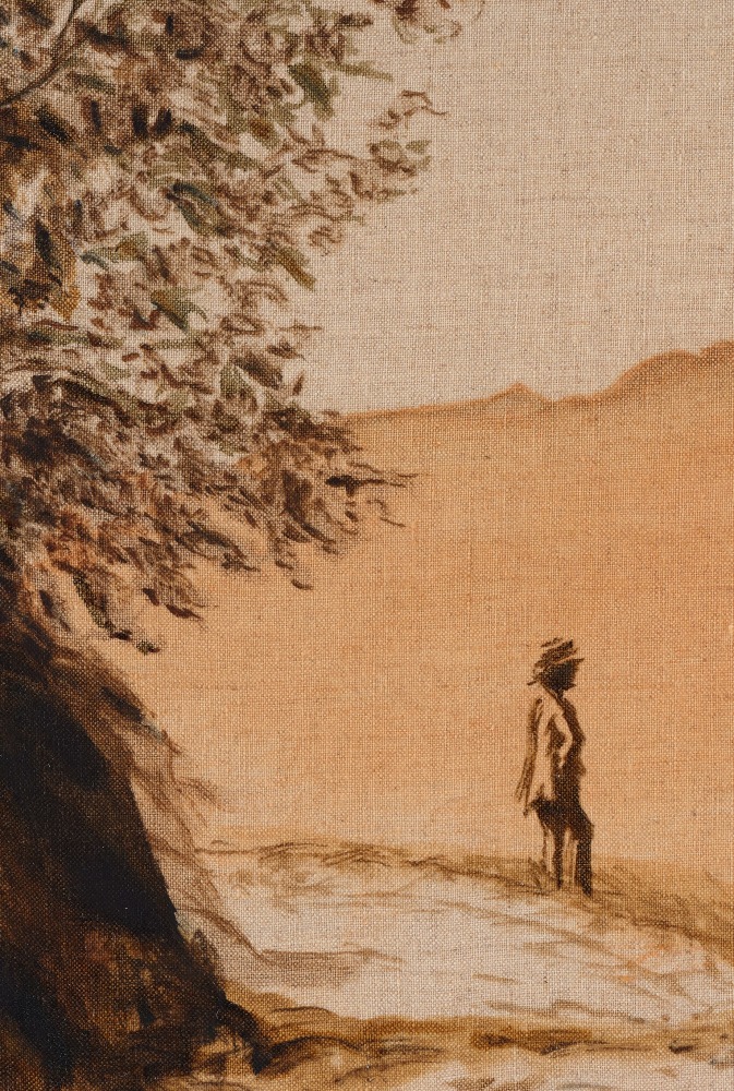 Caragh Thuring Some Men, 2024 Oil on linen 12 1/4 x 16 1/8 inches 31 x 41 cm