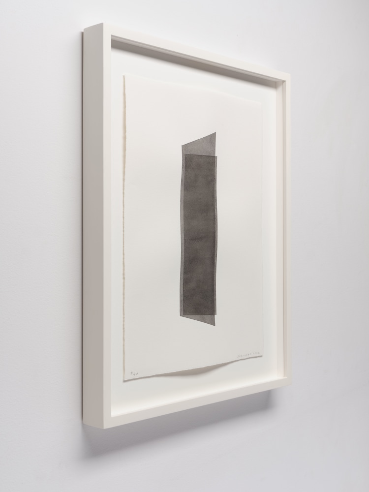 Kate Shepherd Black, Folded Planes, #40, 2022 Watercolor on Arches paper Framed Dimensions: 18 7/8 x 15 1/8 x 1 1/2 inches 47.9 x 38.4 x 3.8 cm