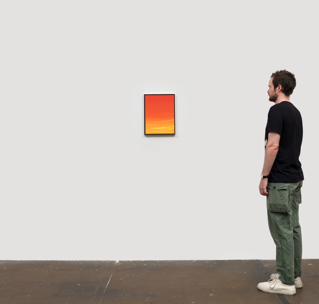 Rob Reynolds &quot;Magic Hour&quot;, 2018, Oil, alkyd and acrylic polymer paint on canvas in welded aluminum artist's frame, Framed Dimensions: 16 3/4 x 12 3/4 inches