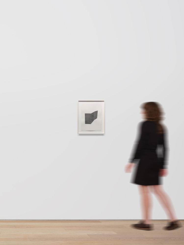 Kate Shepherd Black, Open Folded Wall, #43, 2022 Watercolor on Arches paper Framed Dimensions: 18 7/8 x 15 1/8 x 1 1/2 inches 47.9 x 38.4 x 3.8 cm