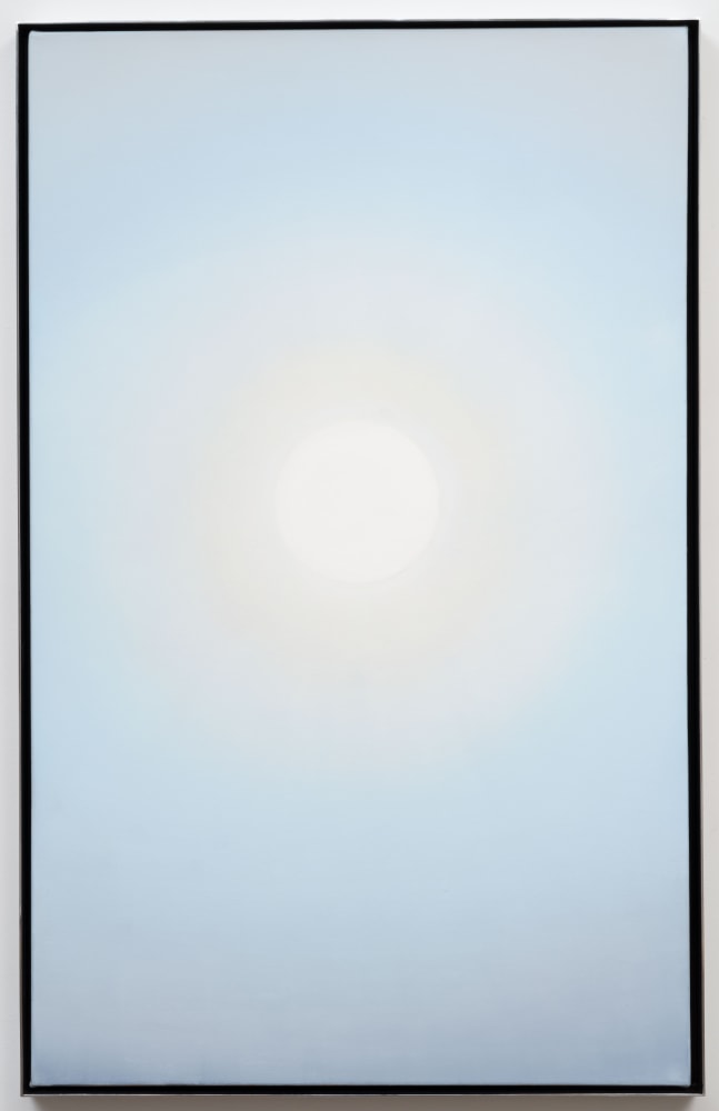 Rob Reynolds &quot;ONE&quot;, 2020, Oil, alkyd and acrylic polymer paint on canvas in welded aluminum artist's frame, Framed Dimensions: 48 3/4 x 30 x 2 inches