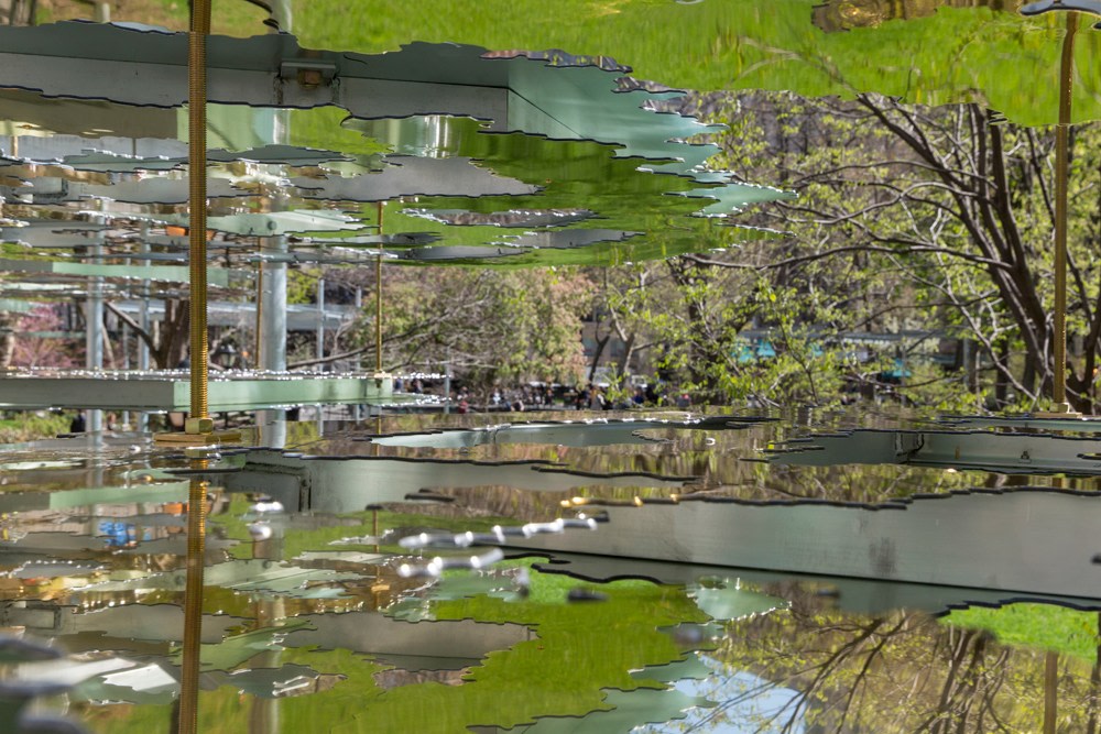 Teresita Fernández Fata Morgana, 2015 Installation view at Madison Square Park​, New York