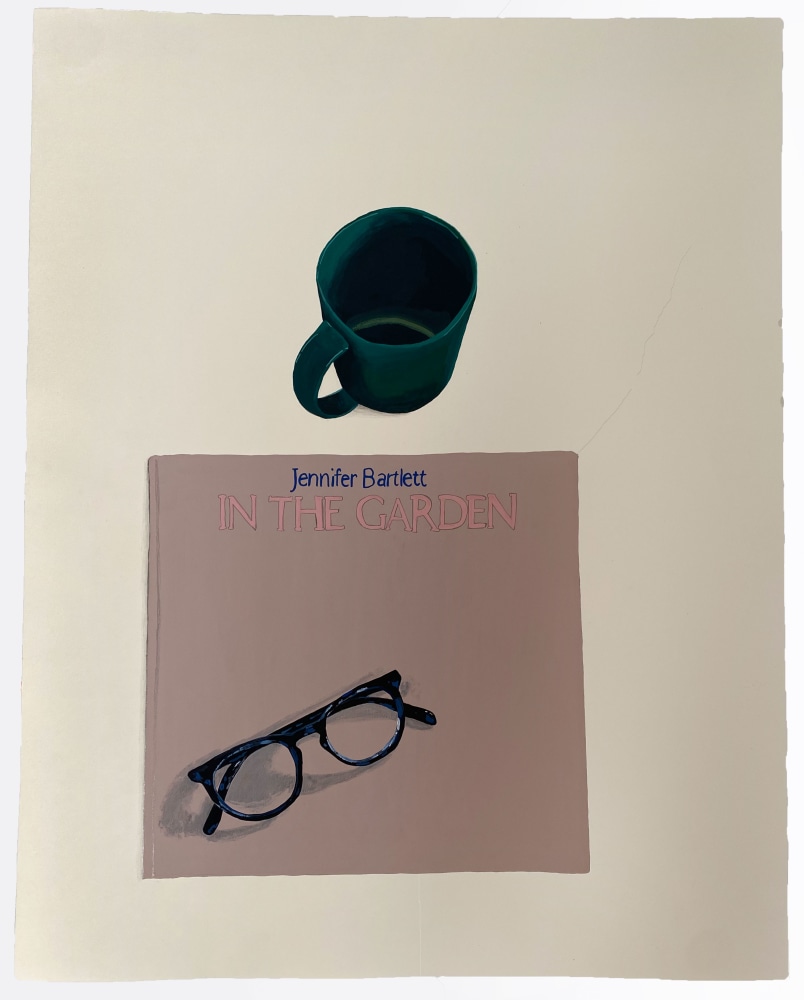 Libby Black Jennifer Bartlett In The Garden, 2023 Paint on paper 23 1/2 x 18 inches 59.7 x 45.7 cm