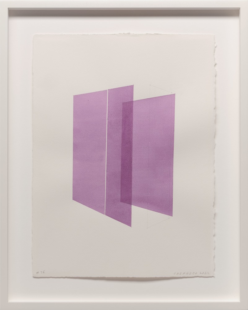 Kate Shepherd
Violet, Overlapping Walls, #76, 2022
Watercolor on Arches paper
15 x 11 1/4 inches
38.1 x 28.6 cm