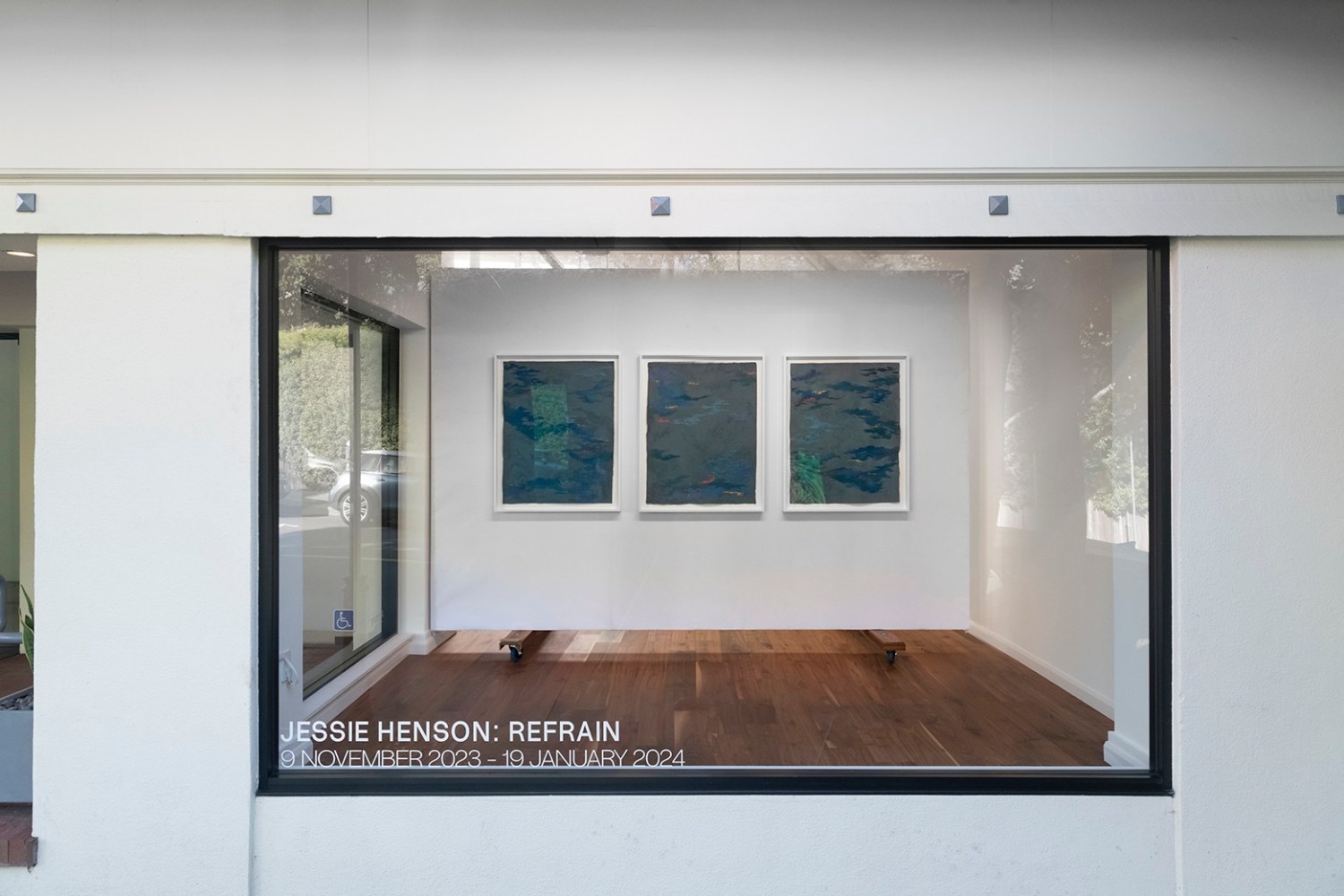 Jessie Henson Refrain installation images at Anthony Meier 2023