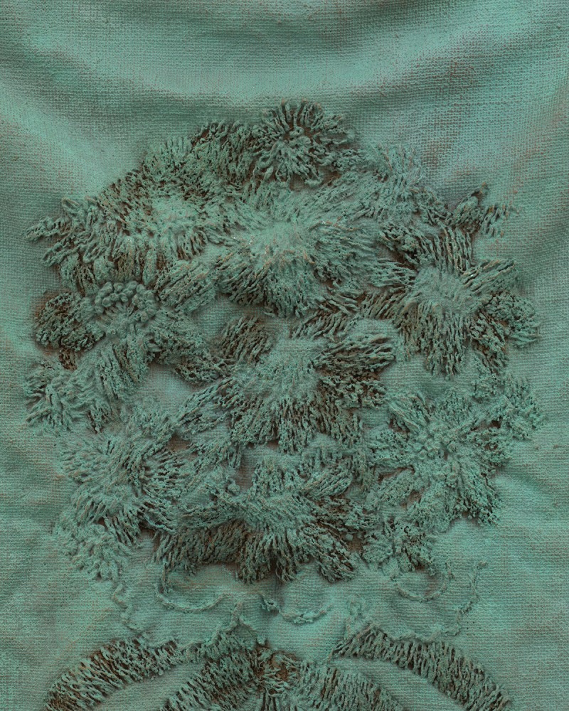 Jessie Henson Monument (present), 2024 Unique Bronze with patina and Caplain 20K gold leaf 12 x 8 3/4 x 1/2 inches 30.5 x 22.2 x 1.3 cm