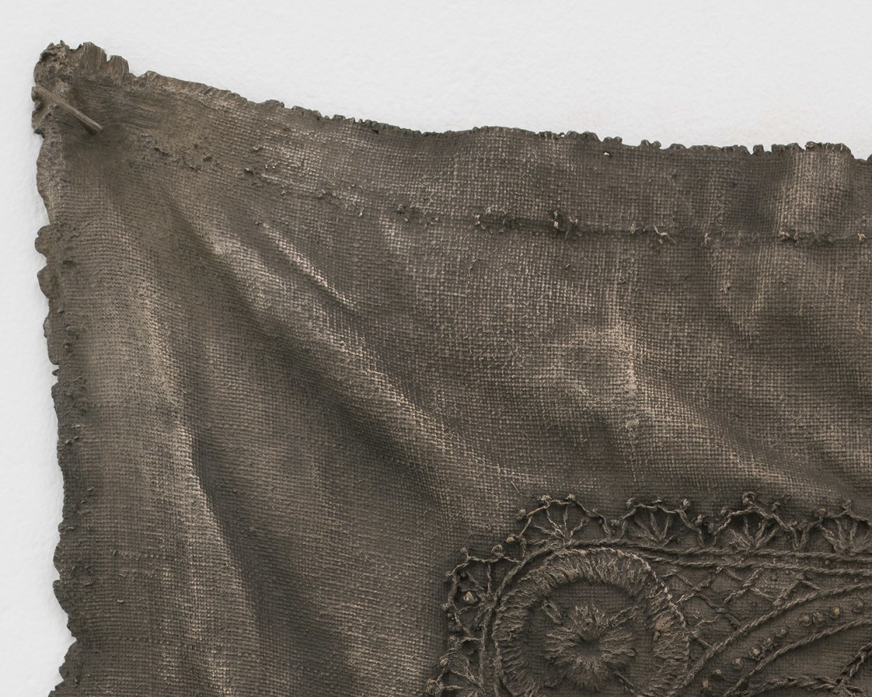 Jessie Henson Monument (grace), 2024 Unique Bronze with patina 14 5/8 x 11 7/8 x 3/4 inches 37.1 x 30.2 x 1.9 cm