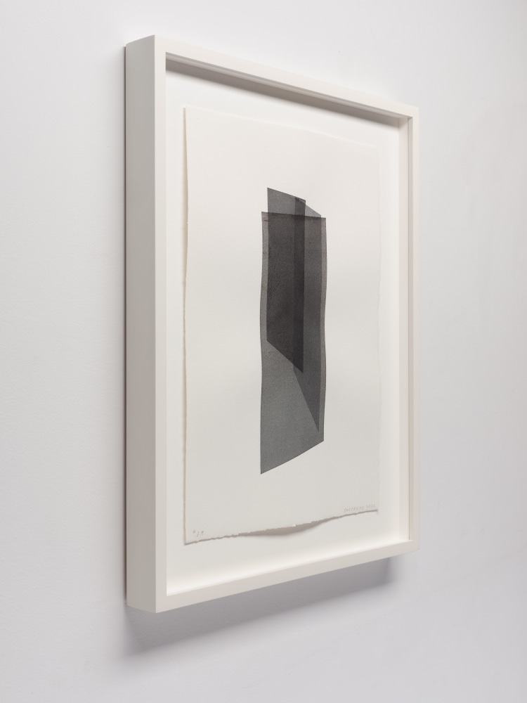 Kate Shepherd Black, Nested Planes, #39, 2022 Watercolor on Arches paper Framed Dimensions: 18 7/8 x 15 1/8 x 1 1/2 inches 47.9 x 38.4 x 3.8 cm