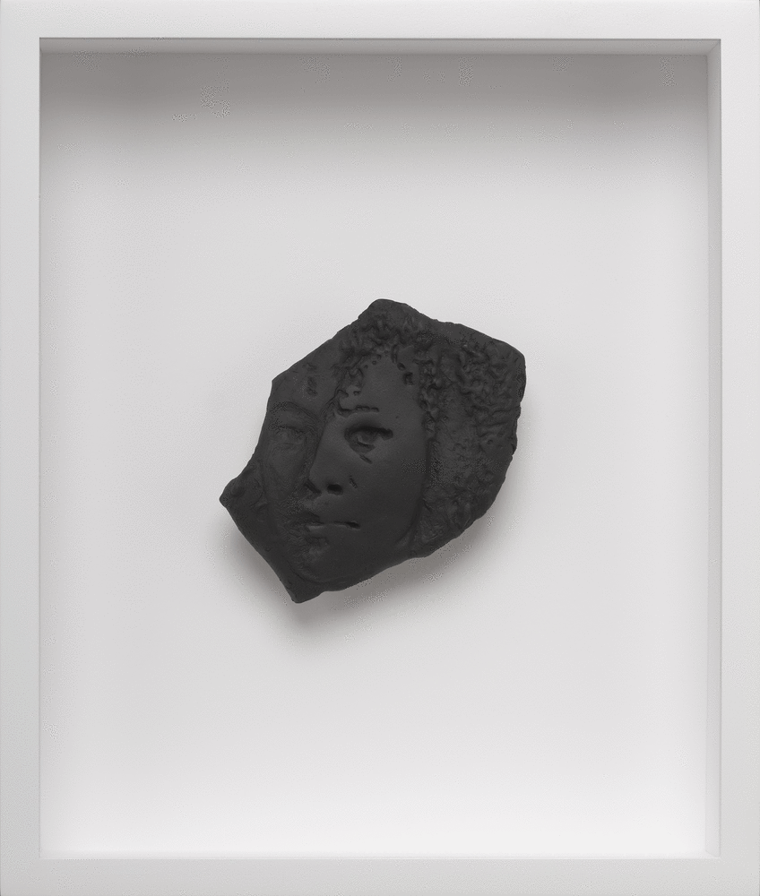 Erica Deeman

Untitled 14 (Self Portrait), 2020

Cassius Obsidian clay, unique in a series

Framed Dimensions:

10 1/2 x 8 3/4 x 2 3/4 inches

26.7 x 22.2 x 7 cm

Edition&amp;nbsp;of 3

$6,500.