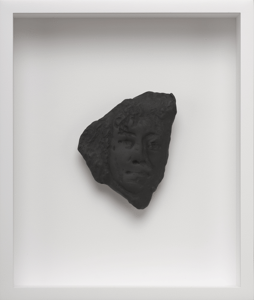 Erica Deeman

Untitled 12 (Self Portrait), 2020

Cassius Obsidian clay, unique in a series

Framed Dimensions:

10 1/2 x 8 3/4 x 2 3/4 inches

26.7 x 22.2 x 7 cm

Edition of 3

$6,500.