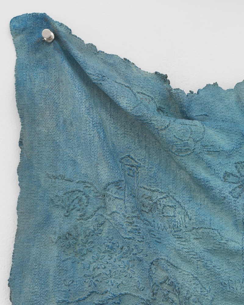 Jessie Henson Monument (home), 2024 Inscribed on the verso with the artist's signature, name and date Unique Bronze with patina and Caplain 20k gold leaf 18 x 13 3/4 x 1 inches 45.7 x 34.9 x 2.5 cm