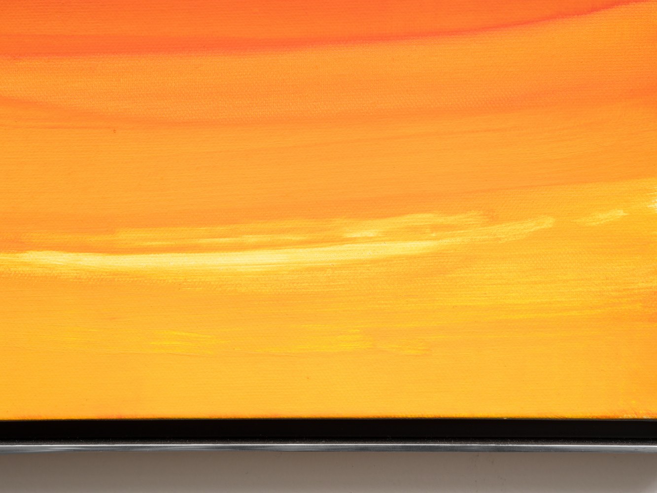 Rob Reynolds &quot;Magic Hour&quot;, 2018, Oil, alkyd and acrylic polymer paint on canvas in welded aluminum artist's frame, Framed Dimensions: 16 3/4 x 12 3/4 inches