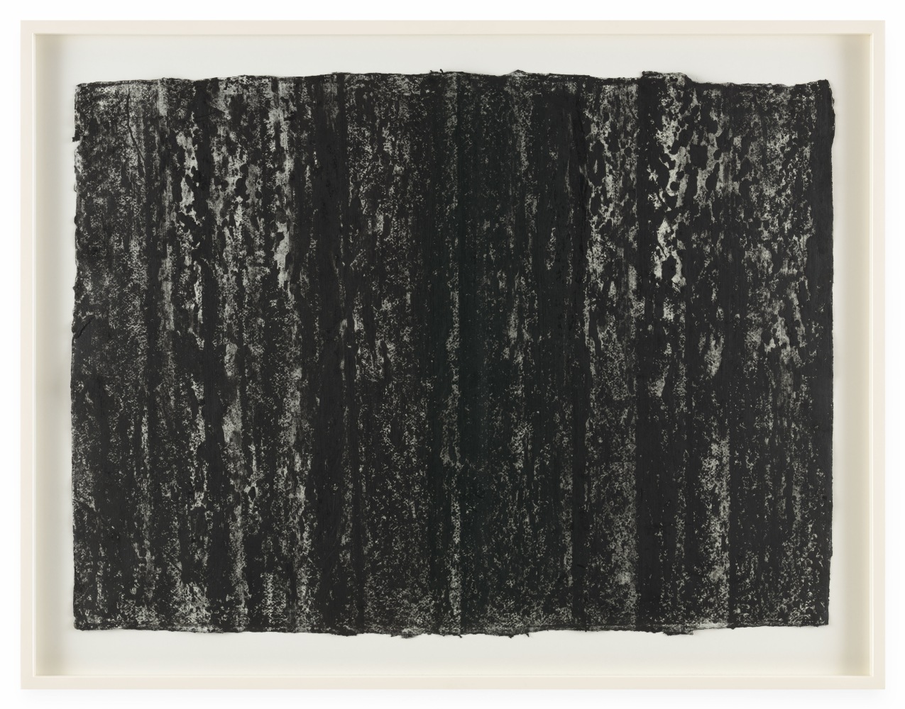 Richard Serra Ramble 3-7, 2015 Litho crayon on paper Framed Dimensions: 26 1/4 x 1 1/2 x 34 inches 66.7 x 3.8 x 86.2 cm Artwork Dimensions: 22 1/4 x 30 inches 56.5 x 76.2 cm