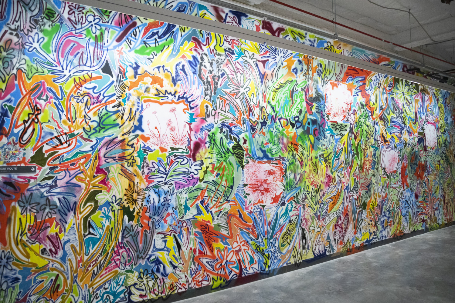 Saif Azzuz Site-specific commission at Facebook, 2021 12 feet x 34 feet