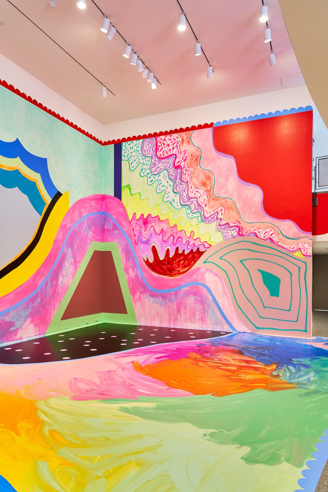 Sarah Cain Day after day on this beautiful stage, 2023 Henry Art Gallery in Seattle, WA