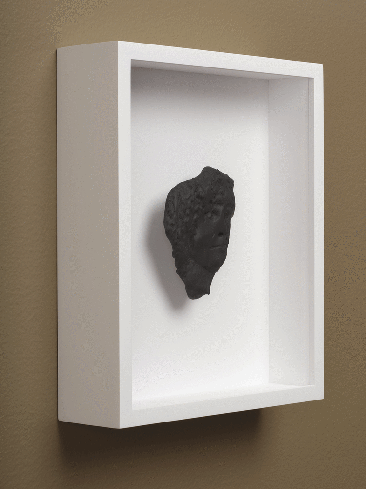 Erica Deeman

Untitled 10 (Self Portrait), 2020

Cassius Obsidian clay, unique in a series

Framed Dimensions:

10 1/2 x 8 3/4 x 2 3/4 inches

26.7 x 22.2 x 7 cm

Edition&amp;nbsp;of 3

$6,500.