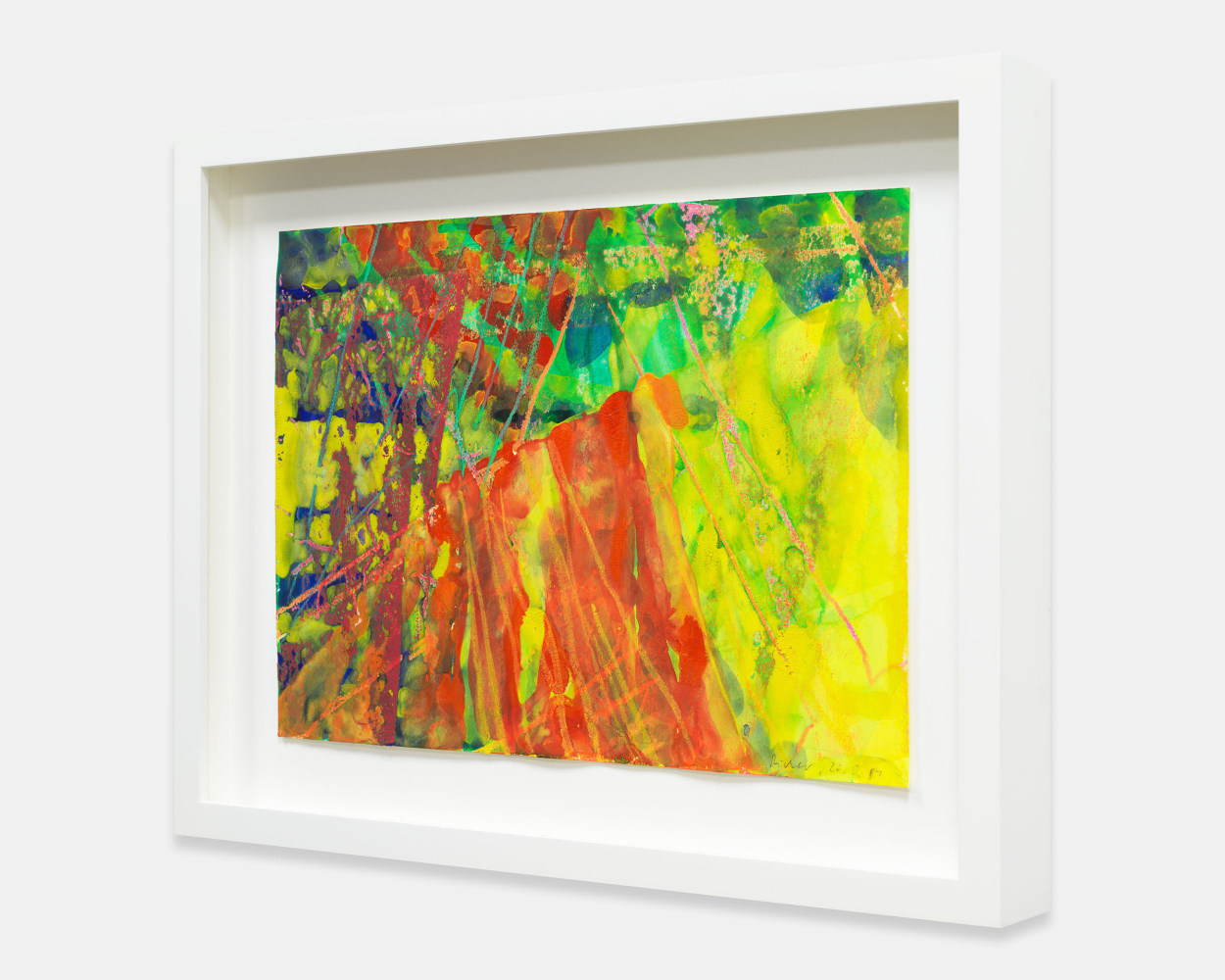 Gerhard Richter Untitled, 1984 Pastel, pencil and watercolor on paper Framed Dimensions: 13 1/4 x 17 x 2 inches 33.7 x 43.2 x 5.1 cm Paper Dimensions: 8 1/4 x 11 3/4 inches 21 x 29.8 cm