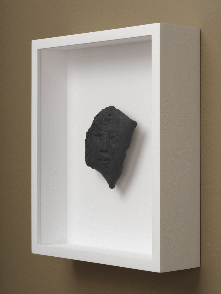 Erica Deeman

Untitled 11 (Self Portrait), 2020

Cassius Obsidian clay, unique in a series

Framed Dimensions:

10 1/2 x 8 3/4 x 2 3/4 inches

26.7 x 22.2 x 7 cm

Edition&amp;nbsp;of 3

$6,500.