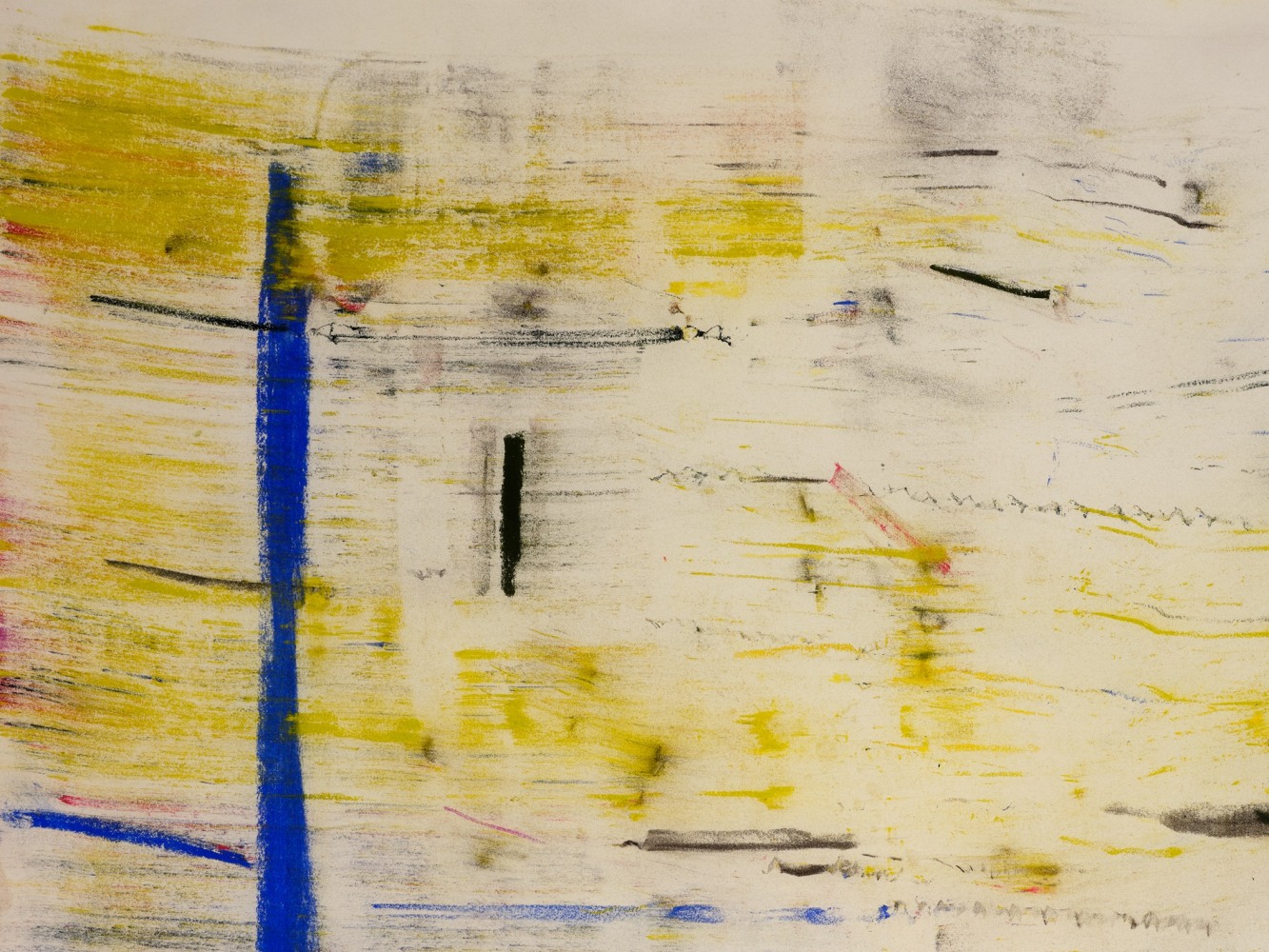 Jack Whitten Study for Lapsang and Chinese Sincerity #3, 1975 Pastel on paper 19 x 26 inches 48.3 x 66 cm