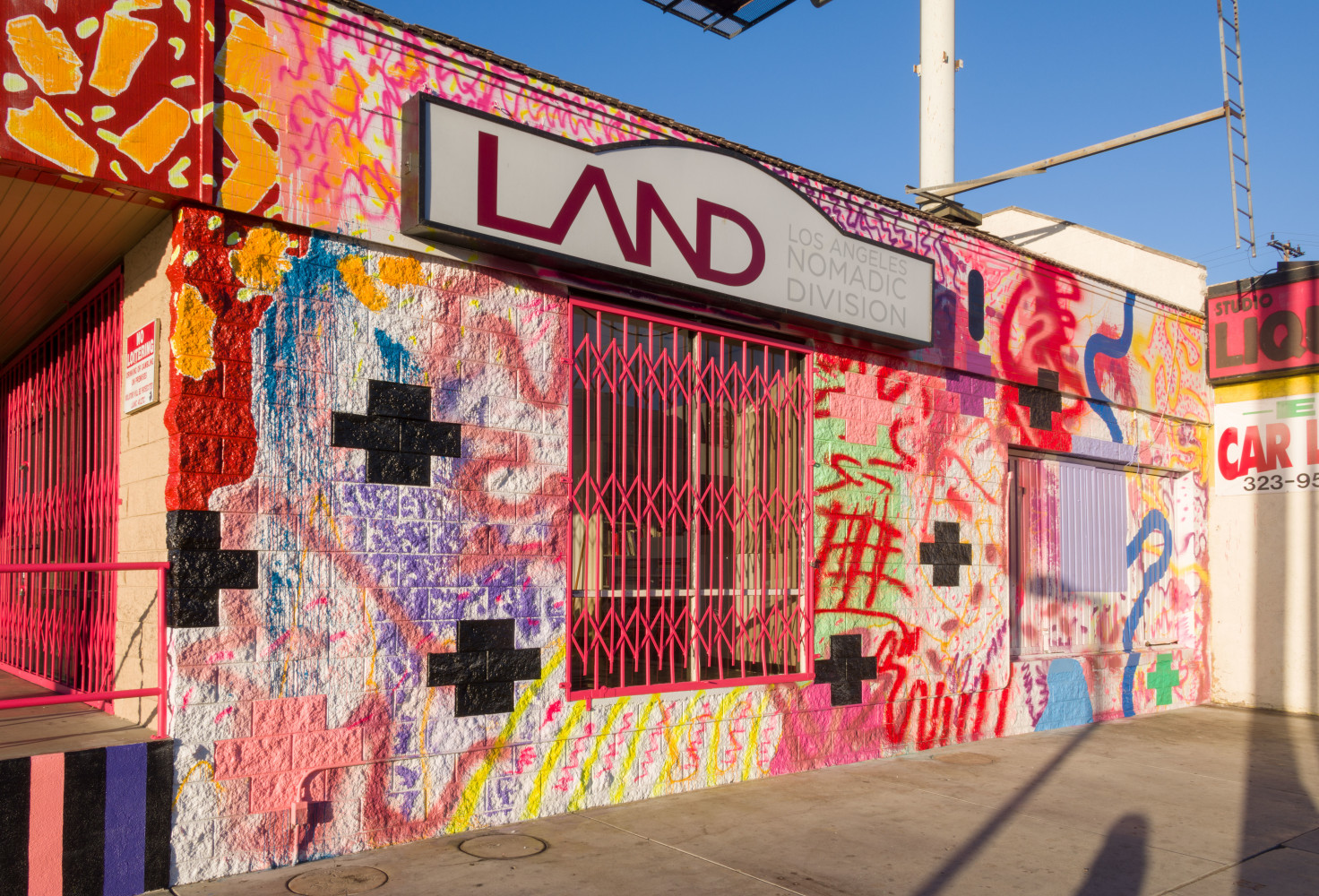 Sarah Cain hey babe take a walk on the wild side, 2015 LAND HQ, Los Angeles, CA