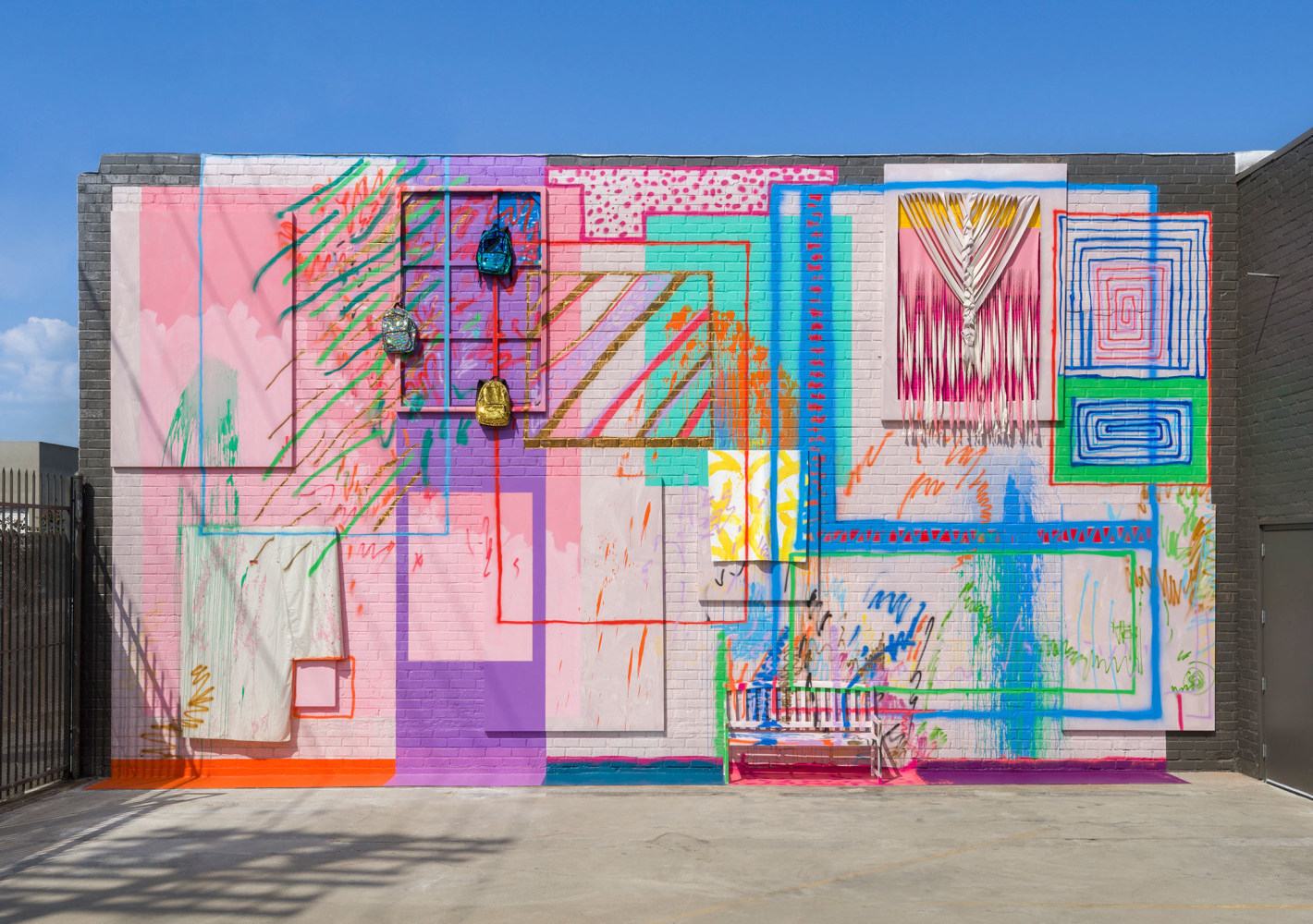 Sarah Cain, Now I'm Going to Tell You Everything, 2017, ICA, Los Angeles, CA