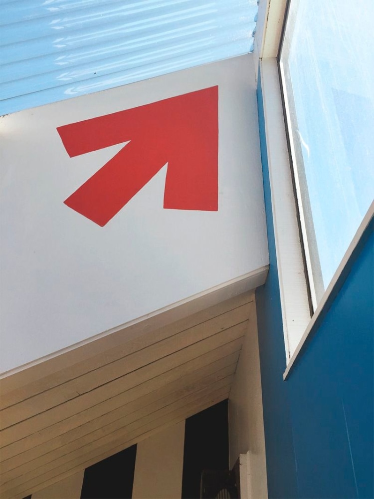 Barbara Stauffacher Solomon Supergraphics at Moonraker Recreational Center, Sea Ranch, 1965