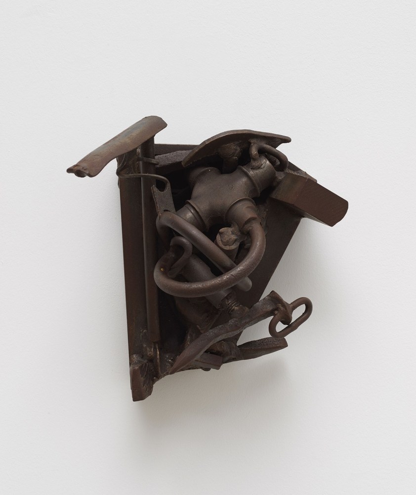 Melvin Edwards Say It Again, 1990 Welded steel 12 3/4 x 11 1/2 x 9 1/4 inches 32.4 x 29.2 x 23.5 cm