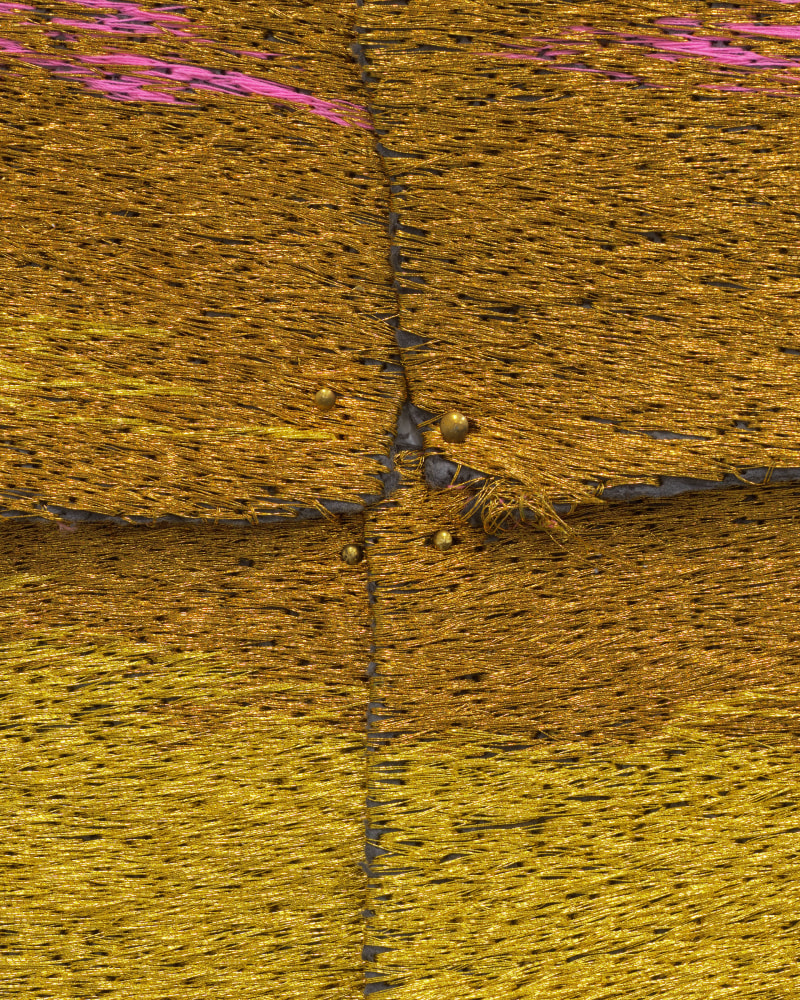 Jessie Henson The Extremes are Distant, 2022 Polyester and rayon thread on paper 72 x 120 inches 182.9 x 304.8 cm